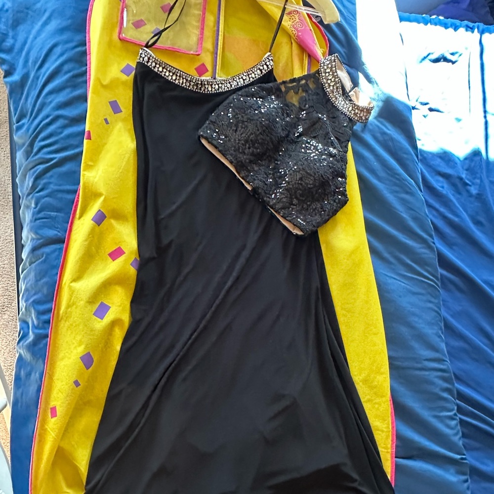 Black prom gown! Like new